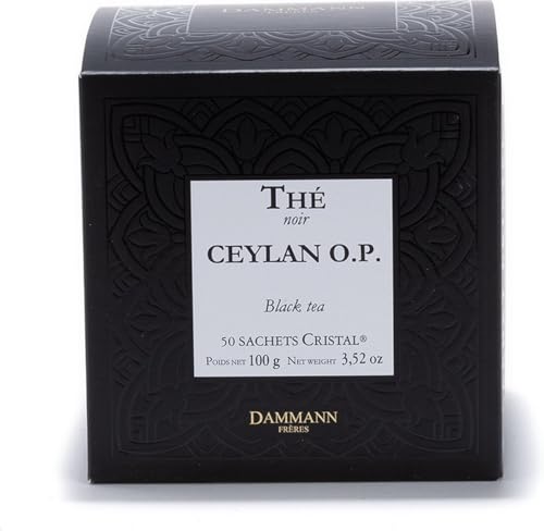 Dammann Ceylon O.P. - 50 sachets cristal | Orange Pekoe thé noir