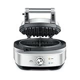 Sage - The No-Mess Waffle Maker - with Non-Stick Surface, No Mess Moat & Browning Control - Brushed Stainless Steel