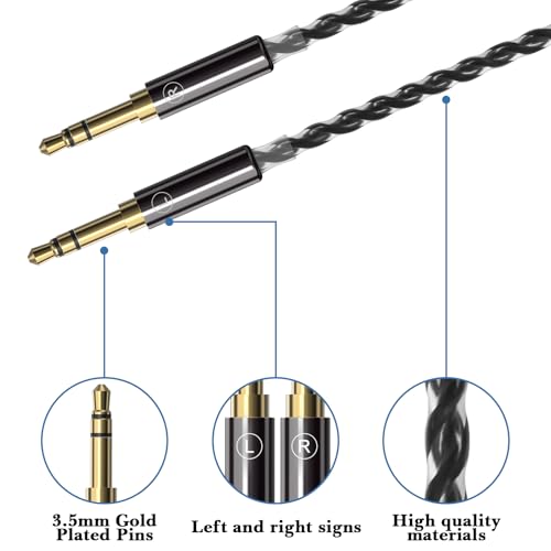 Cable de audio Linkidea Jack 3.5mm 1.5 m miniatura 3
