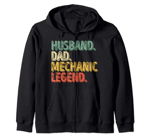 Husband Dad Mechanic Legend Camiseta Funny Father's Day Gift Sudadera con Capucha