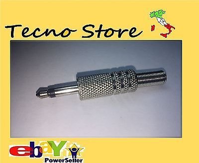 SPINA ARGENTATA JACK MONO Ø 3,5mm CONNETTORE IN