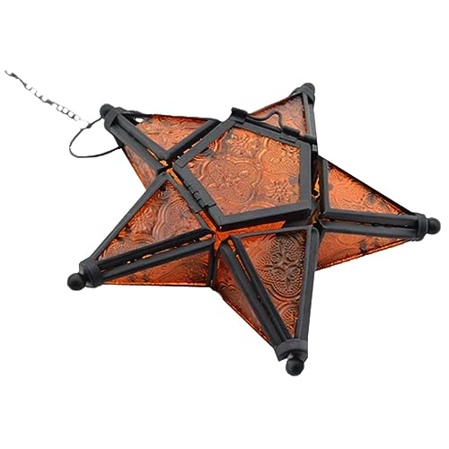 Abaodam Iron Candle Holder mexican candles star lantern star tealight lantern moravian star vintage candle lantern glass holder candlestick holders dinner party European style small candle
