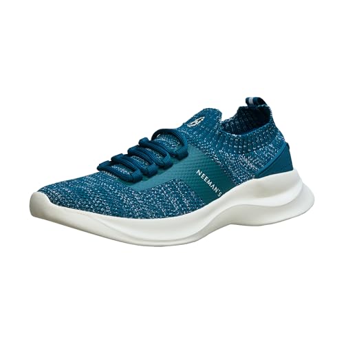 Image of Neeman's Fuse Knit Sneakers for Men & Women | Breathable Knit Upper, Supportive Heel Counter & Lightweight Cushioned EVA Sole | Everyday Walking, Travel & Casual Comfort Shoes