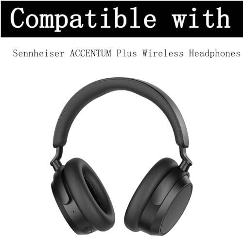 Almohadillas de repuesto para auriculares inalámbricos Sennheiser ACCENTUM Plus | Almohadillas con espuma viscoelástica de alta densidad - Negro miniatura 2