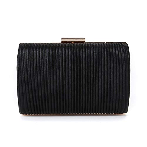 Pochette da donna con glitter e strass di