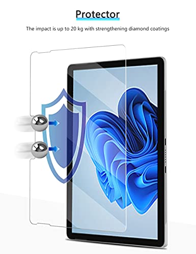 Omoton [2 Pack] Screen Protector Compatible For Microsoft Surface Go 3 / Surface Go 2 / Surface Go (2021/2020/2018 Released), Tempered Glass High Definition #TOP6