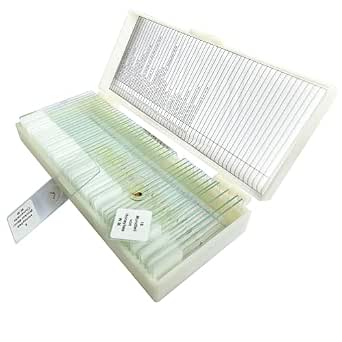 Mikroskop Zubehör Set – Messpass, Lineal, Transparente Folien (90x55 Mm) Für Labor & Schule