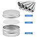 Aluminio Estaño Latas, Sopito 24pcs 15ml / 0.5oz Contenedores de Tapa de...