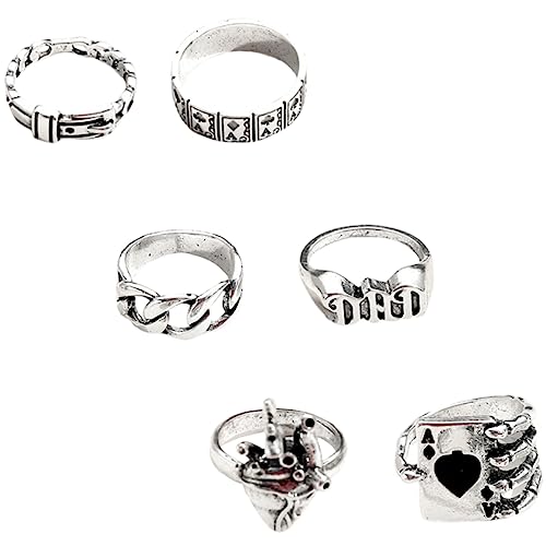 Anillo De Moda COLLBATH estilo gótico para expresar tu autenticidad 3