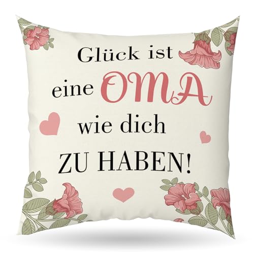 JoyrnalK Beste Oma Geschenk Weihnachten Kissenbezug Oma Oma Geschenke f&uuml;r Oma von Enkel Oma Geschenk Geburtstag Geschenk Oma Weihnachten Oma Adventskalender 2025