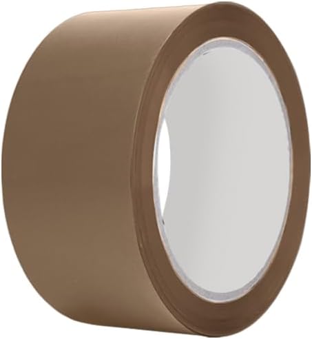 ARVO Brown Packing Tape 1 Roll with Low Noise (48mm x 60m) - Durable Parcel Tape for Packing Boxes, Secure Packaging for Moving House