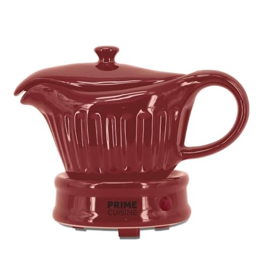 Prime Cuisine Electric Gravy Boat Warmer