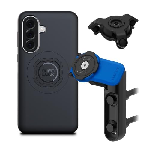 Image of Quad Lock Brake /Clutch Motorcycle Phone Mount with Vibration Dampener and MAG Phone Case for Galaxy A37