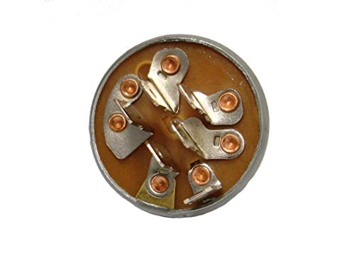 aftermarket Countax Ignition Switch Fits Westwood, Scag & Many More, 6 Spade Terminal