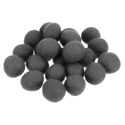 Cuentas de fieltro gris de 1.5cm para decorar habitaciones infantiles y guirnaldas de Navidad 1