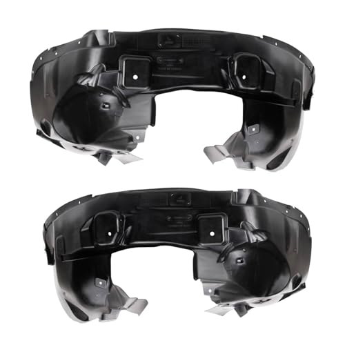 Image of TRQ Front Inner Fender Liner Set Compatible with 2017 Jeep Compass CH1248160 CH1249189