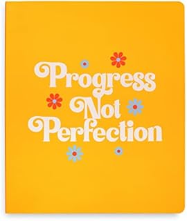 ban.do Weekly To Do Planner, Undated Planner Notebook, Wellness Journal with To Do Lists and Prompts, Yellow Daily Organizer for School or Office, Progress Not Perfection