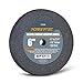 POWERTEC 15508 1/2" Arbor 150-Grit Silicon Carbide Grinding Wheel, 6" x 3/4"