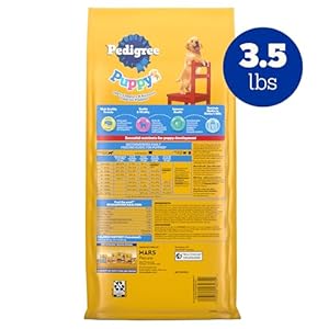 Pedigree Puppy Dry Puppy Food, Grilled Steak and Vegetable Flavor, 3.5 lb. Bag Pedigree Puppy Dry Puppy Food Grilled Steak and Vegetable Flavor 35 lb Bag
