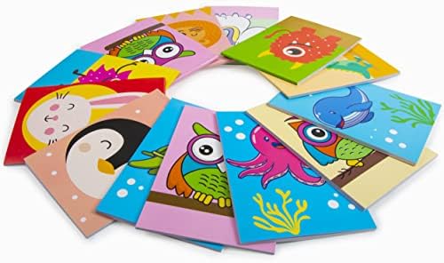 abeec 24 Pack Of Notepads  A6 Note Books In 12 Designs For Kids Party Bags  Mini Notebooks For Party Bags - Party Bag Fillers For Kids  Party Bag Notepads For Kids