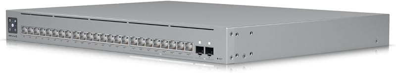 Ubiquiti USW-Pro-Max-24-PoE Layer 3 Managed PoE++ Network Switch, 24-Port 2.5G Ethernet with 2 SFP+ Ports, 112 Gbps Switching Capacity, Rack Mount