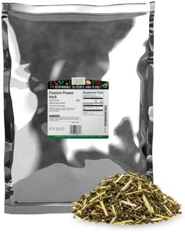 Frontier Co-op Passion Flower Herb, Cut and Sifted, Kosher | 16 Ounce (Pack of 1)