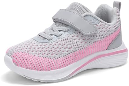 Aeckmd Turnschuhe Mädchen Hallenschuhe Kinder Sportschuhe Atmungsaktiv Outdoor Schuhe Sneaker Tennisschuhe