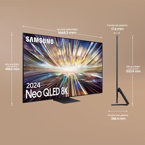 Samsung Téléviseur TQ75QN800D 75" (75 Pouces) Neo QLED 8K Smart TV 2024