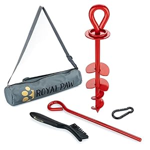 ROYAL-PAW Dog Tie Out Stake –...