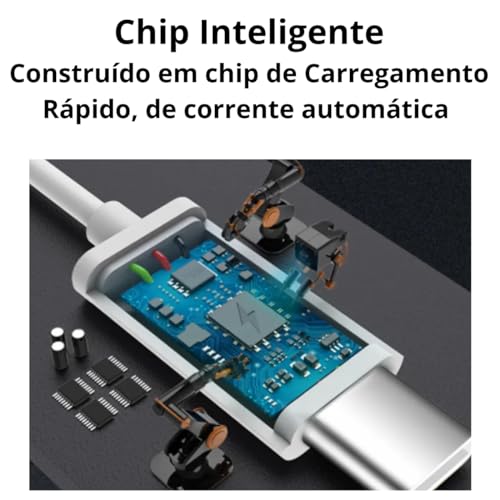 Cabo Turbo USB Tipo C Carregamento Rápido Cabo de Dados Reforçado Compatível Para Android Marca Bell