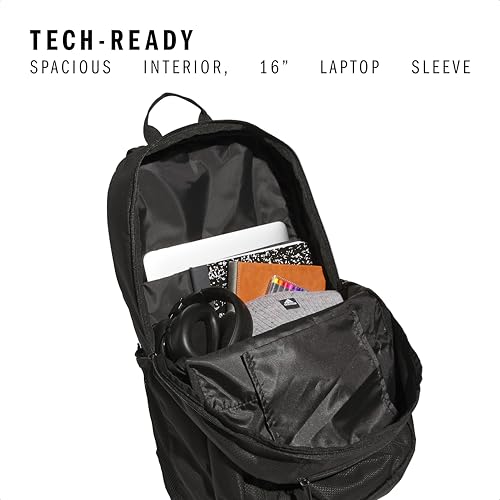 adidas Excel Backpack for Men & Women – Durable Large Athletic Laptop Bag, 7.0/Black, OSFA2