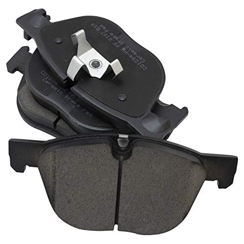 TRQ Front Brake Pads Ceramic Hardware Compatible with 2007-2018 BMW X5 2008-2019 X6 by TRQ - Image 4