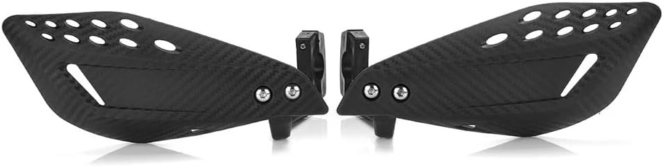 Kucehiup Motorcycle Handguards 7/8" 22mm Universal Hand Guards Black