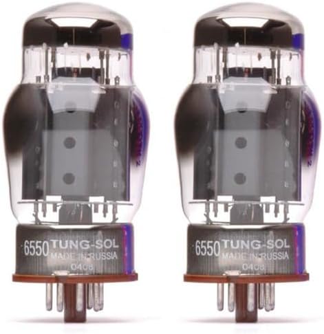 Pair of Tung-Sol 6550 New Production Power Vacuum Tube