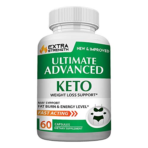 Ultimate Advanced Keto Pills - Ultimate Advanced Keto Weight Management Support - Ultimate Advanced Keto Extra Strength Diet Pills (60 Pills - 1 Month Supply)