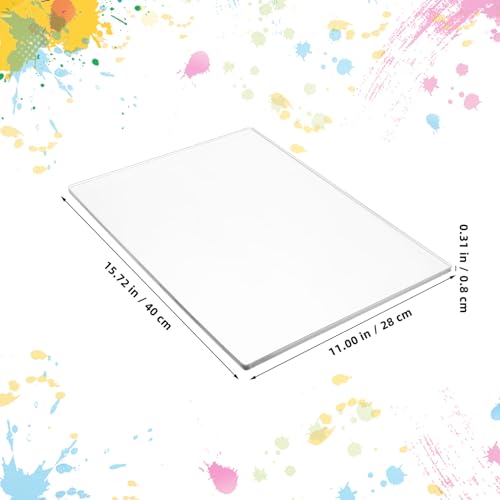 Plaque de gel réutilisable pour impression artistique sans presse