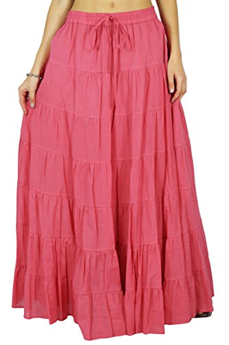 Jupe longue beach wear coton summer wear vêtements légers