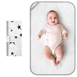 Accmor Portable Diaper Changing Pad, Foldable Waterproof Baby Changing Mat for Diaper Bag, Compact, Lightweight, Baby Changing Mat for Travel