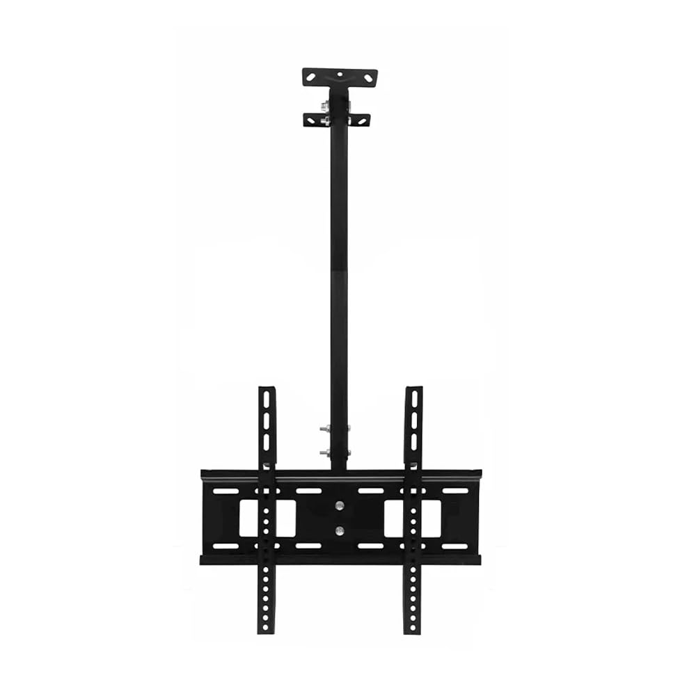 Skill Tech SH-CB03, Telescopic TV Ceiling Mount, Max. Capacity: 30 kg, Max. VESA: 400x400mm, Fine Texture Black