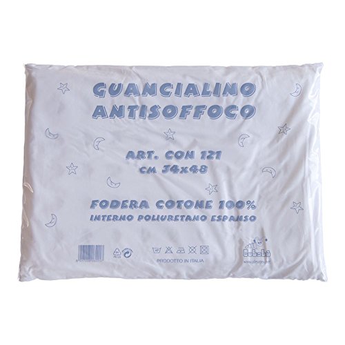 Guancialino Antisoffoco Cuscino Antisoffoco Per Bambini 34X48 Cm H.3,5 Cm