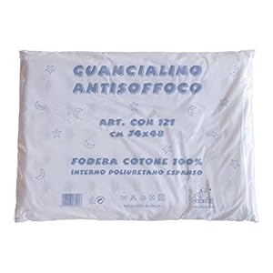 GUANCIALINO ANTISOFFOCO Cuscino antisoffoco per bambini 34X48 CM h.3,5 cm