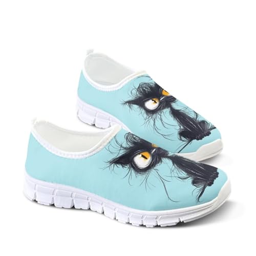 Image of Jeiento Cute Dog Women's Casual Slip On Shoes Loafers Sneakers for Women