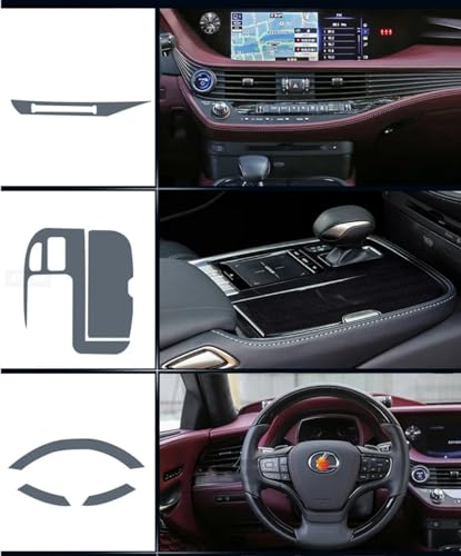 Protection console TPU transparent Lexus LS 500 accessoire intérieur luxe