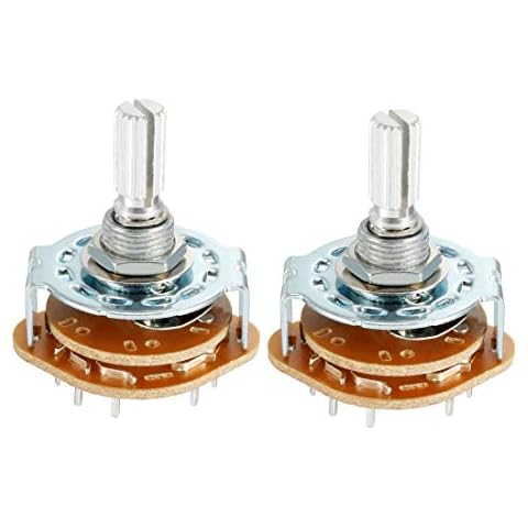 sourcing map 12Pin 2P5T Band Selector Switch Cover