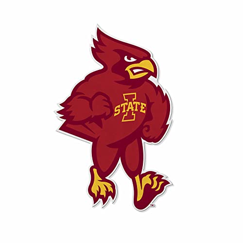 Rico Industries NCAA Iowa State Cyclones Mascot Shape Cut Pennant - Home and Living Room Décor - Soft Felt EZ to Hang