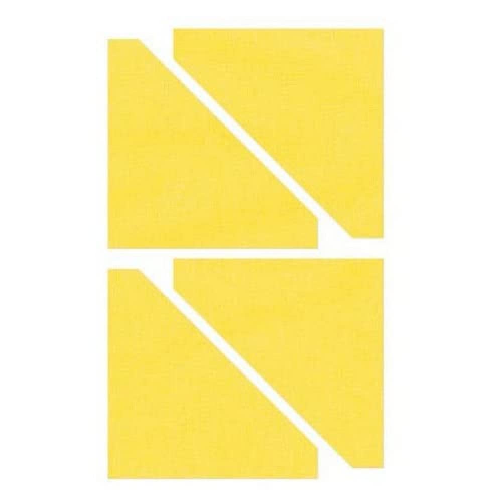 Sizzix Bigz Die 2 1/2-inch Finished Half-Square Triangles, Multi-Color