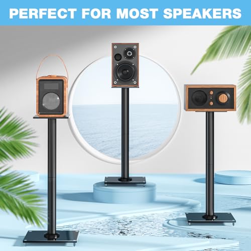 Rfiver Upgraded 45° Swivel Speaker Stands Pair For Surround Sound thumb #6