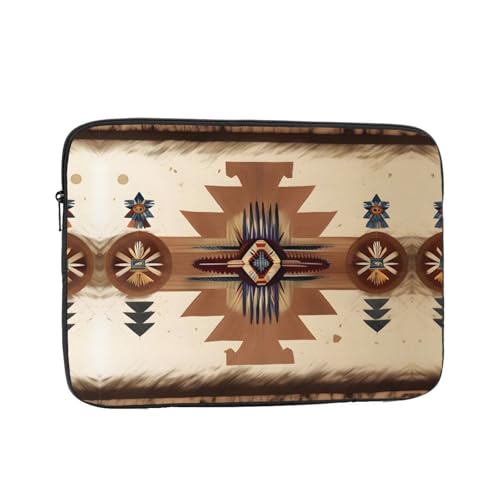 Funda para portátil de 17 pulgadas con estampado nativo americano miniatura 1
