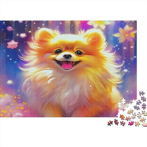 Puzzle de perro de 1000 piezas para adultos, rompecabezas de 70 x 50 cm contra el estrés
