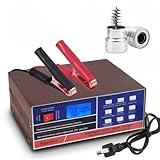 Full Automatic Car Battery Charger 12V/24V 10Amp Intelligent Pulse Repair Battery Charger Truck Motorcycle Charger
